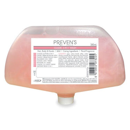 Preven`s paris® fresh 3-i-1-vask, natural 350ml refill