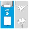 Tørkepapir dispenser - H1 Tork Matic sensor, hvit